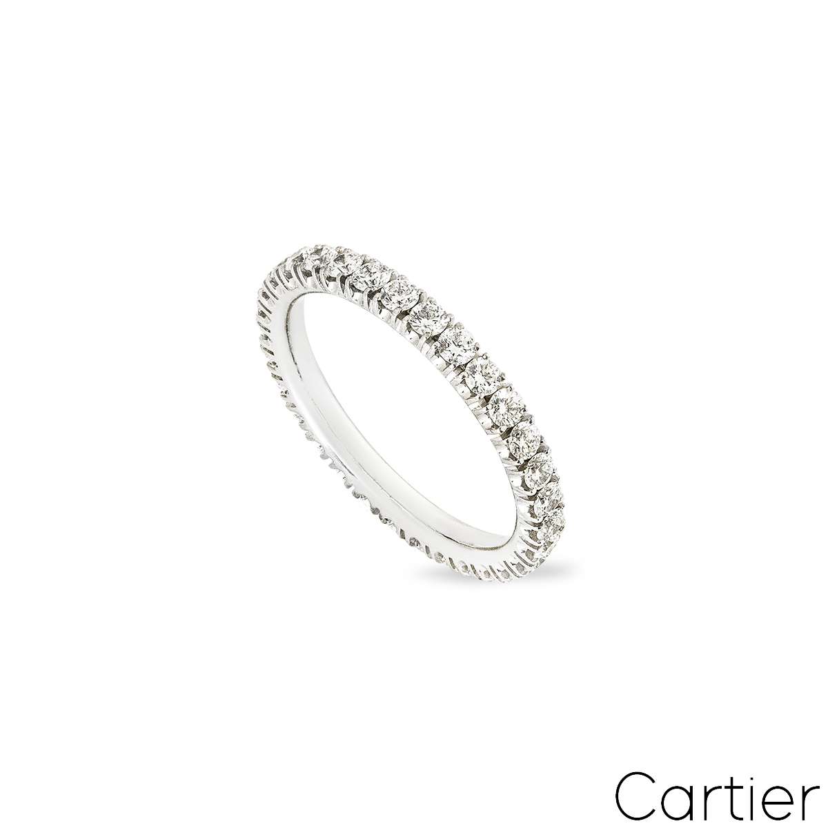 Cartier White Gold Diamond �tincelle De Cartier Wedding Ring Size 55 B4087100
